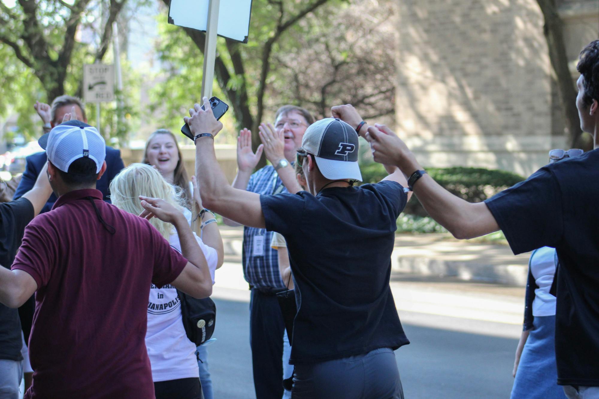 BGR students are welcomed into the Opening Ceremony