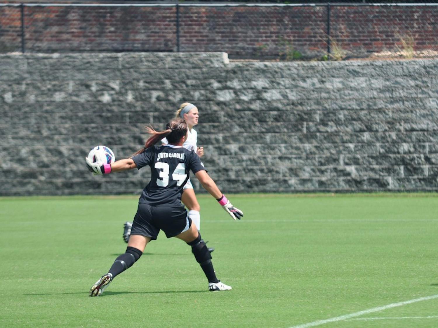 	Junior goalkeeper Sabrina D’Angelo is one of three international players on the South Carolina roster, with all three Gamecocks hailing from Canada. South Florida has nine foreign countries represented on its team.