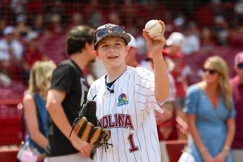 PHOTOS: 'Winning the sports lottery': Gabriel Lyons spends weekend at South Carolina