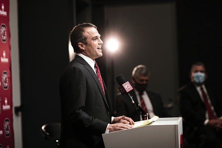 Head coach Shane Beamer said Wednesday that December’s signing class is the first step in the recruiting process for South Carolina.