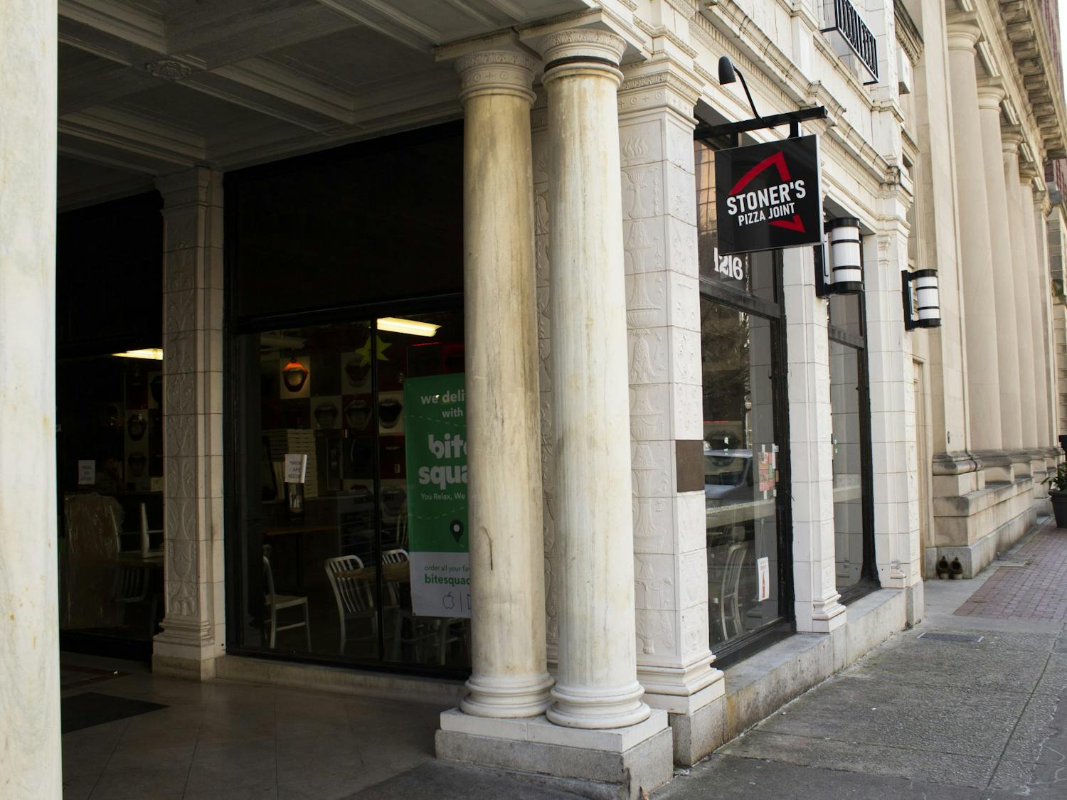 Located at 1216 Washington St. inside The Arcade, Stoner’s Pizza Joint is a mom-and-pop shop turned franchise that turns out pizza with fresh ingredients.