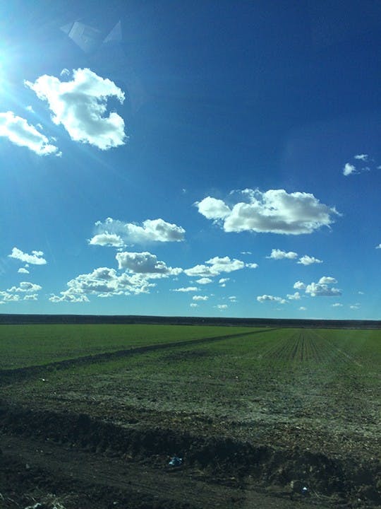 The countryside of Las Cruces, New Mexico