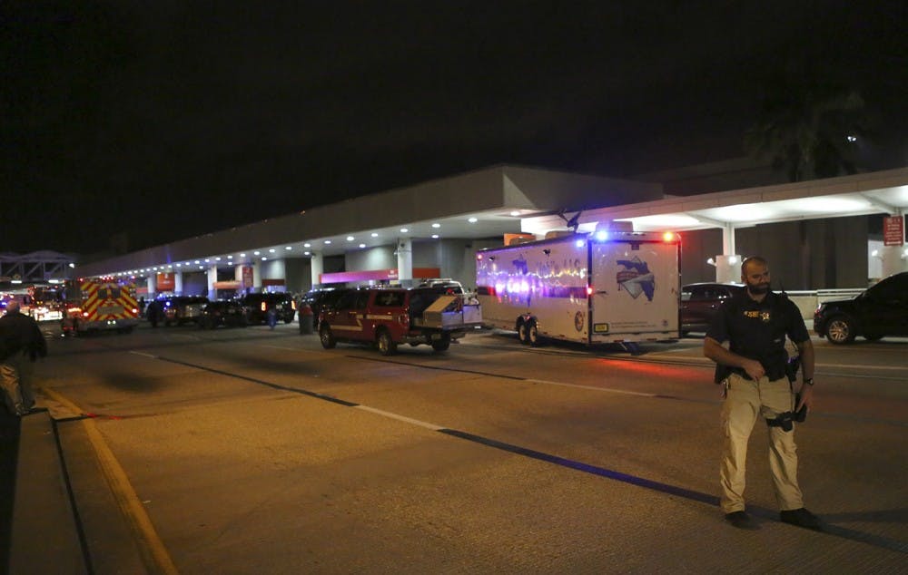 Outside Fort Lauderdale-Hollywood International Airport on Friday, Jan. 6, 2017, in Fort Lauderdale, Fla. (David Santiago/El Nuevo Herald/TNS)