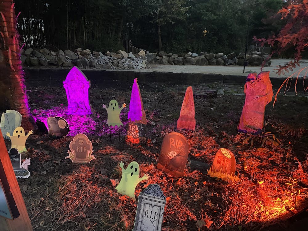 <p>Decoration of a graveyard at Riverbanks Zoo during the 11-night long Halloween-themed event, Boo at the Zoo.&nbsp;</p>