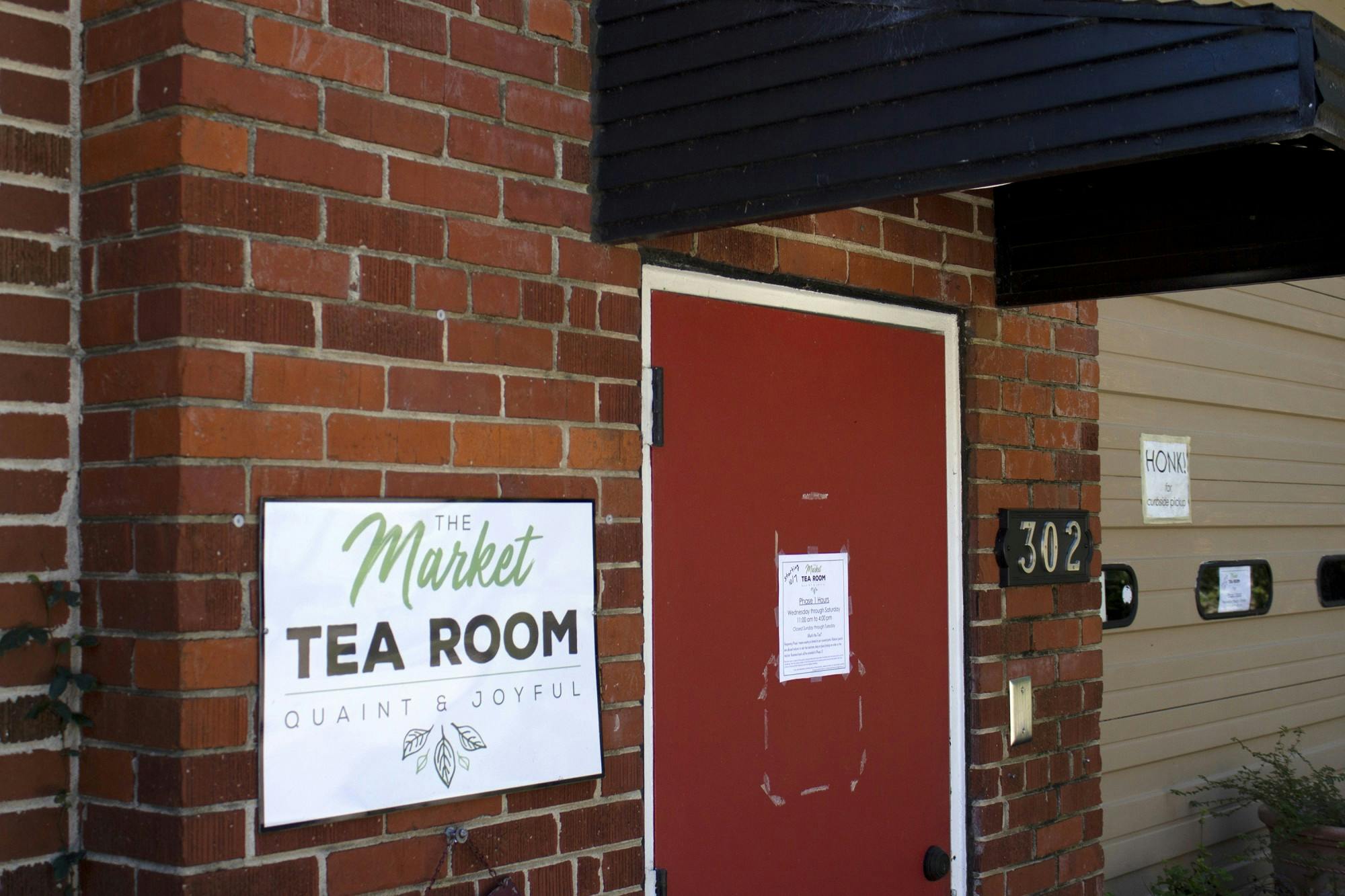 The Market Tea Room sits hidden in a back corner off Senate Street. It is reopening Oct. 7.