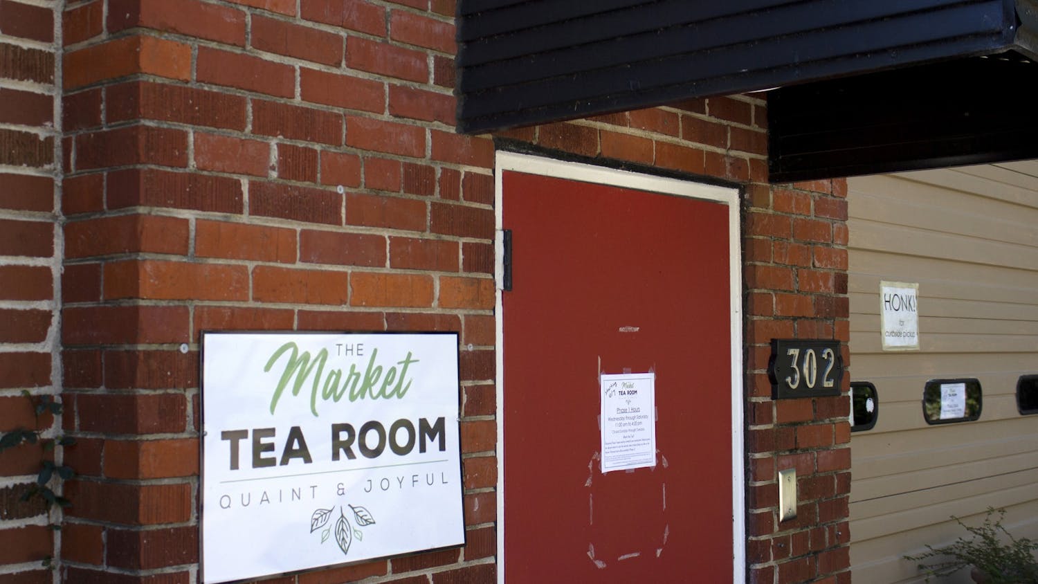 The Market Tea Room sits hidden in a back corner off Senate Street. It is reopening Oct. 7.