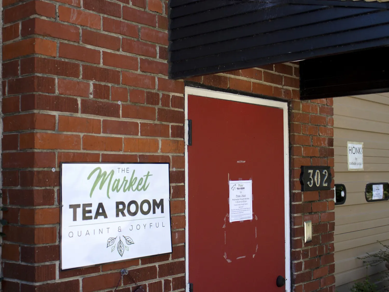 The Market Tea Room sits hidden in a back corner off Senate Street. It is reopening Oct. 7.