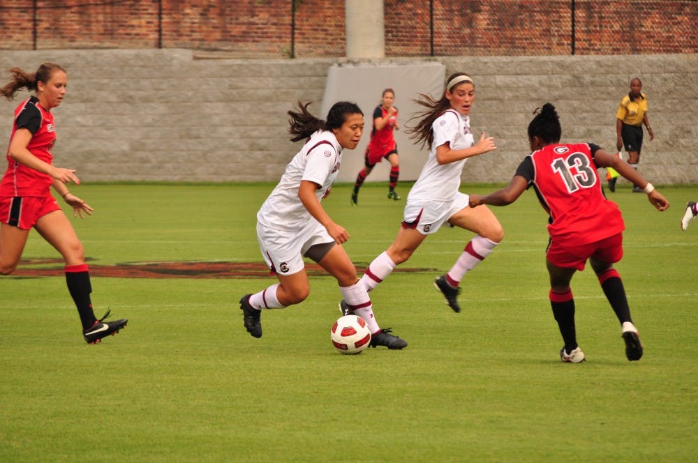 	<p>Senior Danielle Au has scored three goals in South Carolina&#8217;s first four games, citing strong chemistry in the young Gamecock offense as a reason for her early production.</p>