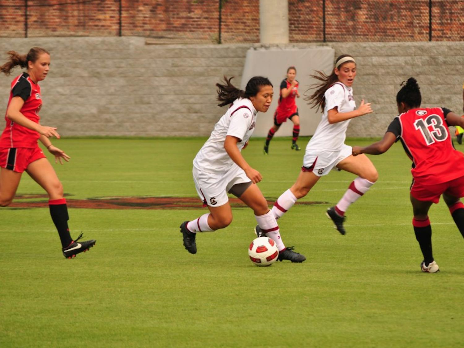 	Senior Danielle Au has scored three goals in South Carolina&#8217;s first four games, citing strong chemistry in the young Gamecock offense as a reason for her early production.
