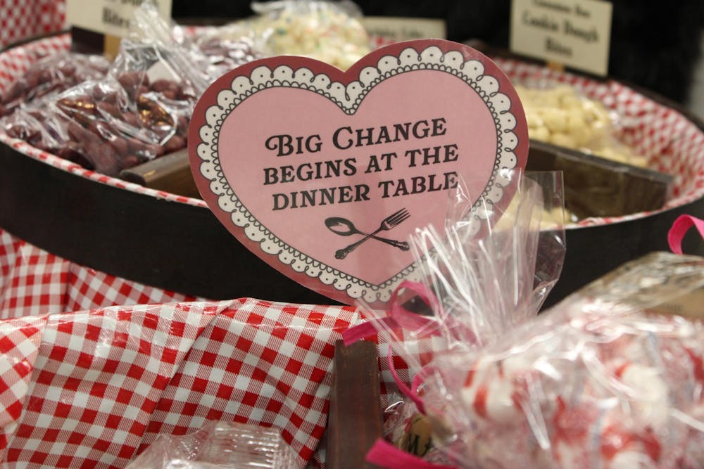 The Mast General Store on Main Street took part in the Valentine's Day festivities by setting up sweet displays of chocolates and other candies. Many stores around Columbia are filled with pink and red displays before the holiday. Picture taken on Feb. 11, 2026. 