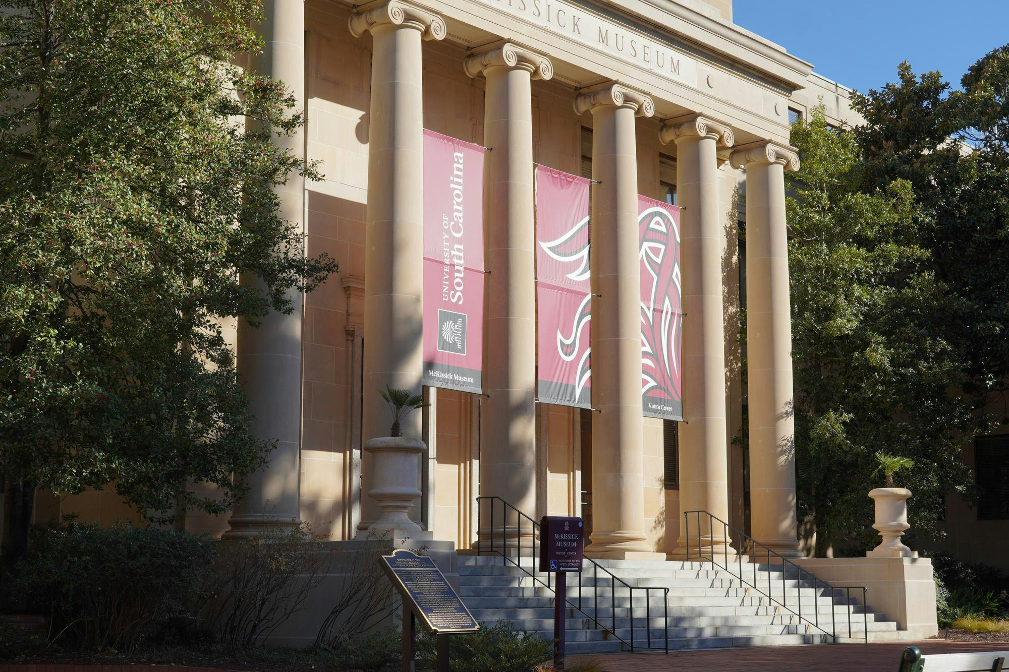 The McKissick Museum on Bull Street on Jan. 11, 2026. The renovation project includes replacing aged building infrastructure, reconfiguring existing areas to include several new classrooms, and many more upgrades, all scheduled for completion in 2028.