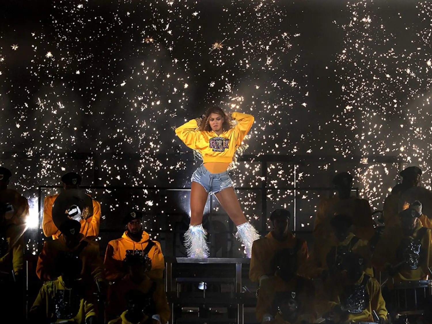 Beyonce performs at the Coachella Music and Arts Festival on Saturday, April 14, 2018 in Indio, Calif. (Luis Sinco/Los Angeles Times/TNS)