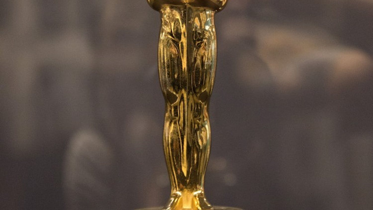 An Academy Award given to Charles Brackett, Billy Wilder and D.M. Marshman Jr. for "Best Writing, Story and Screenplay" for "Sunset Boulevard" is on display at the  "Light & Noir: Exiles and Emigres in Hollywood, 1933-1950" exhibit at the Illinois Holocaust Museum Tuesday, Oct. 6, 2015 in Skokie, Ill. (Erin Hooley/Chicago Tribune/TNS) 