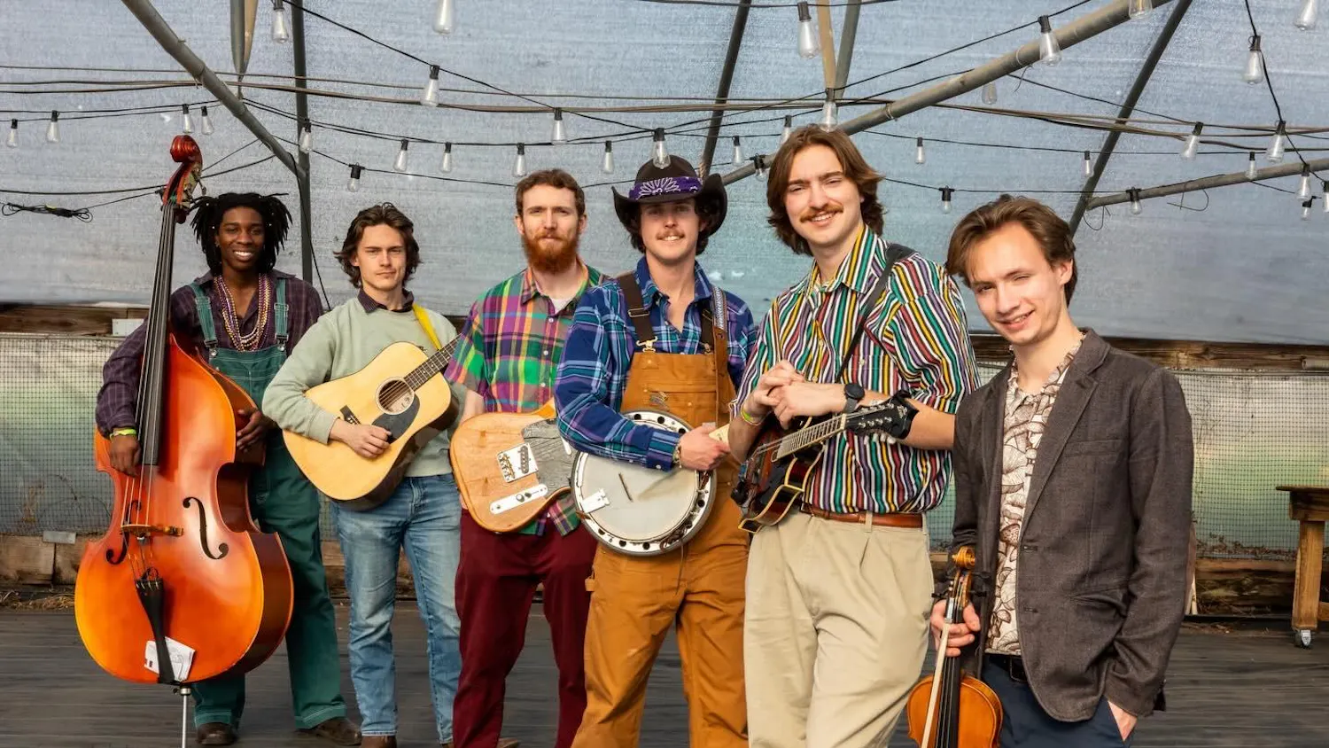 The Podunk Ramblers play for the Columbia, South Carolina, community at a Mardi Gras event on Valentine’s Day.