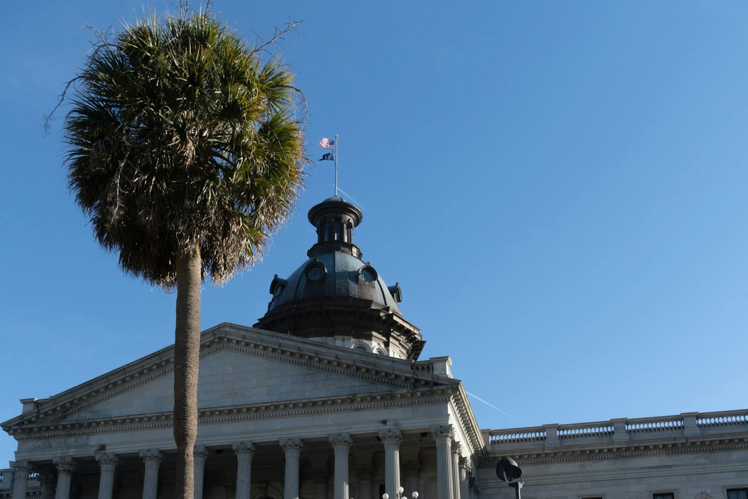 FILE— Exterior of the SC Statehouse on Jan 12, 2022.