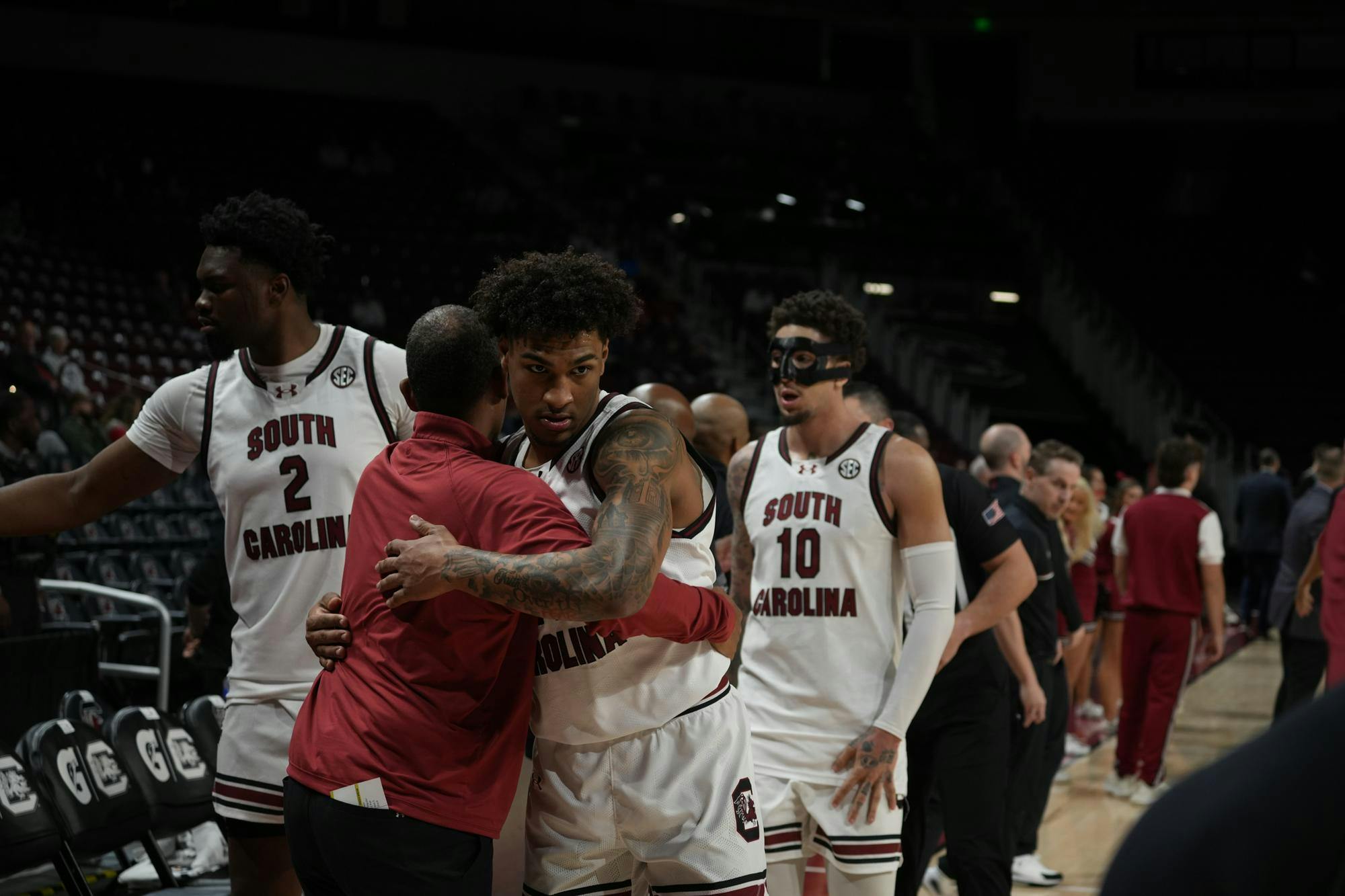South Carolina dominated at Colonial Life Arena, controlling the pace on both ends of the floor&nbsp;against Stetson.&nbsp;The Gamecocks’ offense stayed efficient and steady, while their defense shut down Stetson’s momentum early. By the final buzzer, South Carolina secured a convincing 82–51&nbsp;victory in front of the home crowd.