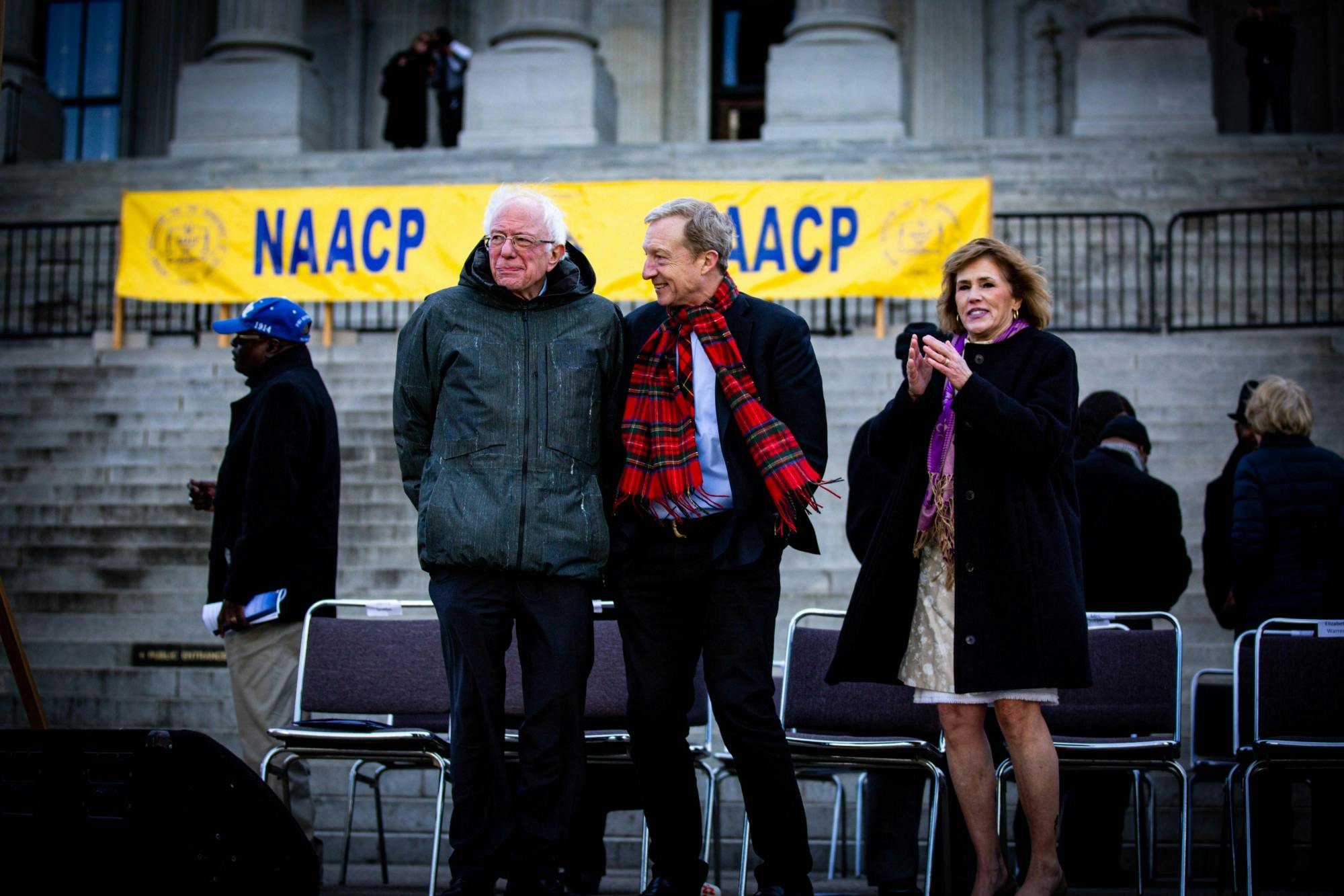 Democratic presidential candidates join the King Day at the Dome event rally at the Statehouse on Martin Luther King Jr. Day Jan. 20.