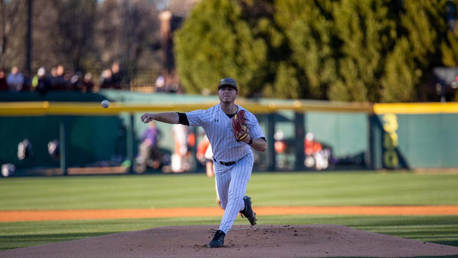 The series between Clemson and the University of South Carolina ended in a decisive sweep, with Clemson winning all three games and handing Carolina its first loss of the season. The series featured three distinct settings—one game at Clemson, one at a neutral site in Greenville and one at South Carolina. Although they lost, the Gamecocks had one achievement from the weekend. Junior infielder Ethan Petry is now tied for third on the Gamecock career home run list with 47. He is one away from tying the second place spot of 48 home runs. Carolina now prepares to host Davidson on Tuesday night at 6:30 p.m. at Ray Tanner Field at Founders Park. 