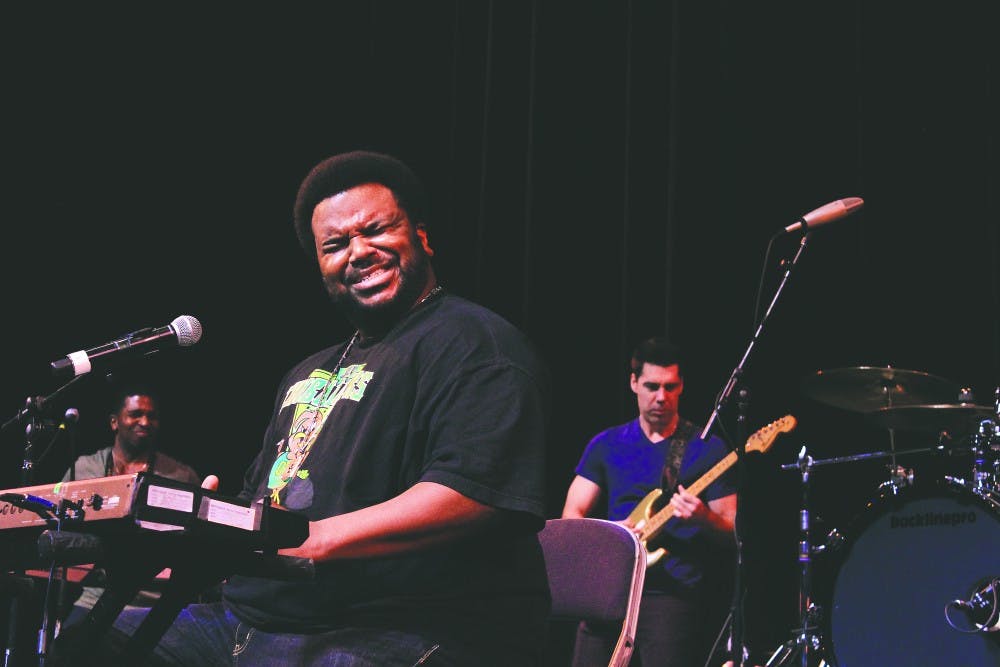 	<p>Actor/comedian Craig Robinson, known for his roles in &#8216;The Office&#8217; and &#8216;Hot Tub Time Machine&#8217;, married music and comedy in his performance at the Koger Center lastnight.</p>