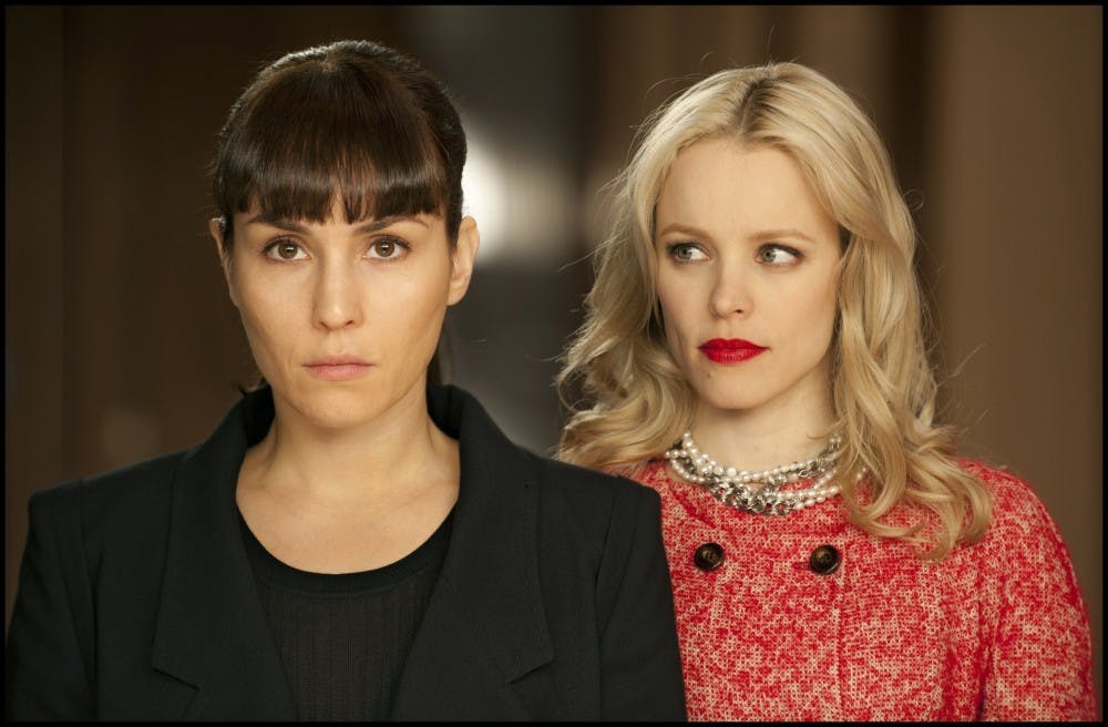 Noomi Rapace (left) stars as Isabelle and Rachel McAdams stars as Christine in Entertainment One&apos;s, &quot;Passion.&quot; (Guy Ferrandis/Courtesy Entertainment One&apos;s/MCT)