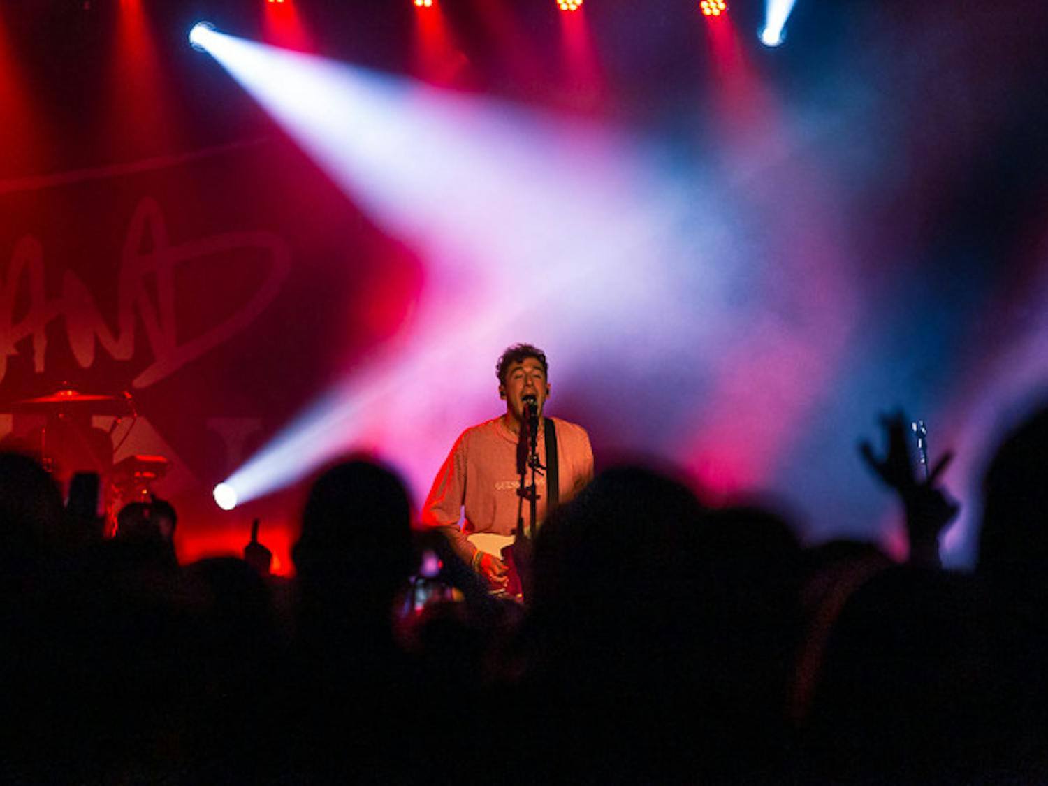 The Band CAMINO singer Jeffery Jordan sings to the crowd during the bands headlining act. The band performed at The Senate on Sept. 15, 2022. The band ended the night out with an encore of "1 Last Cigarette" and "Daphne Blue."