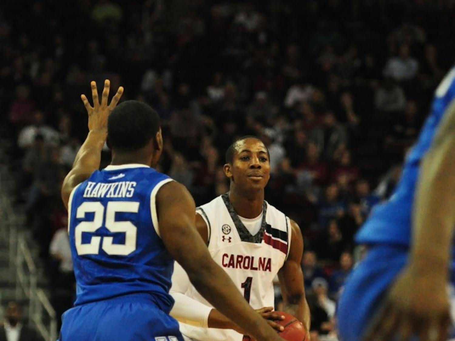 Senior guard Brenton Williams will play his last game at Colonial Life Arena when the Gators visit on Tuesday.