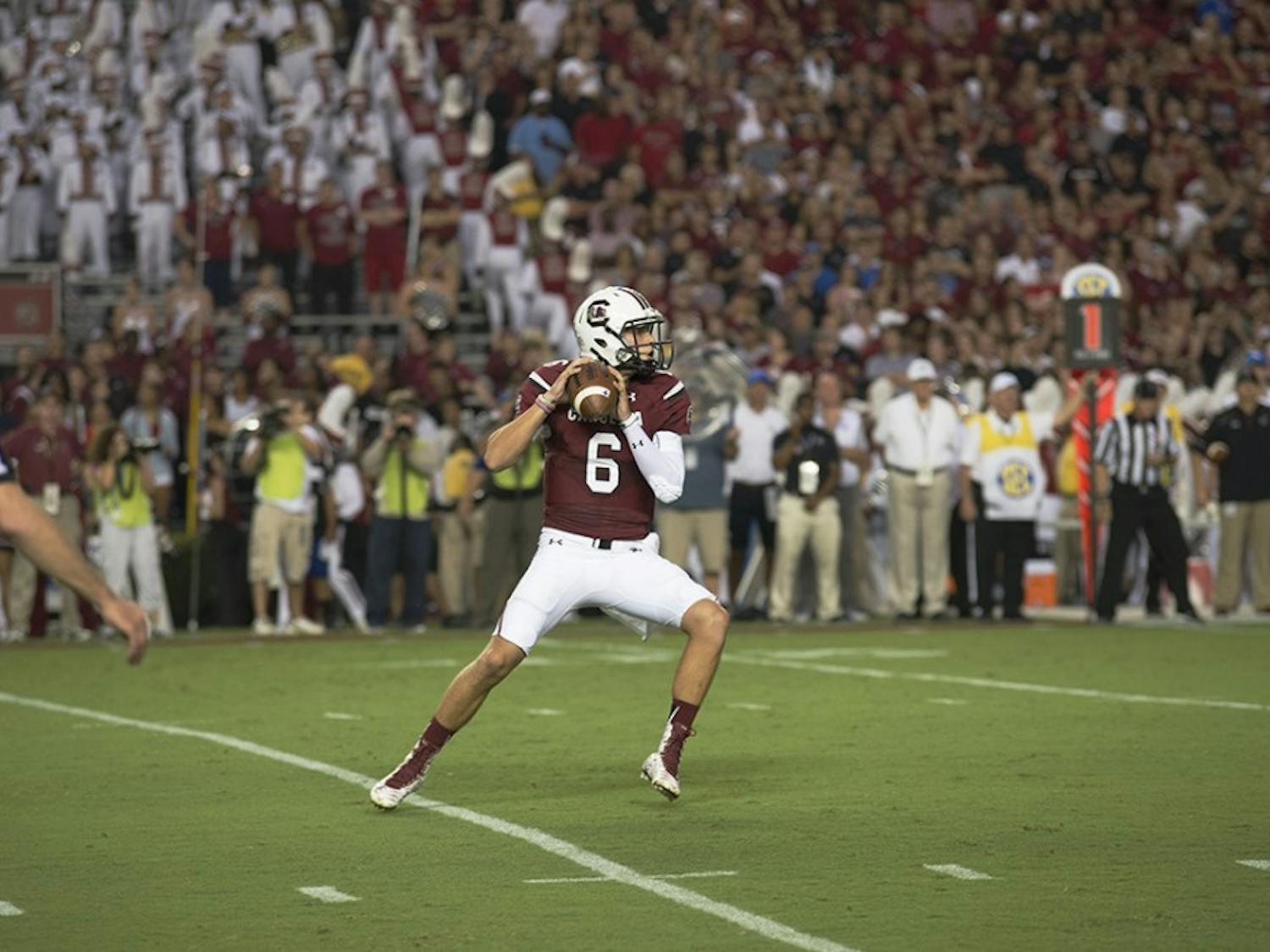 Connor Mitch completed 13 of 29 attempts last year in two games played.