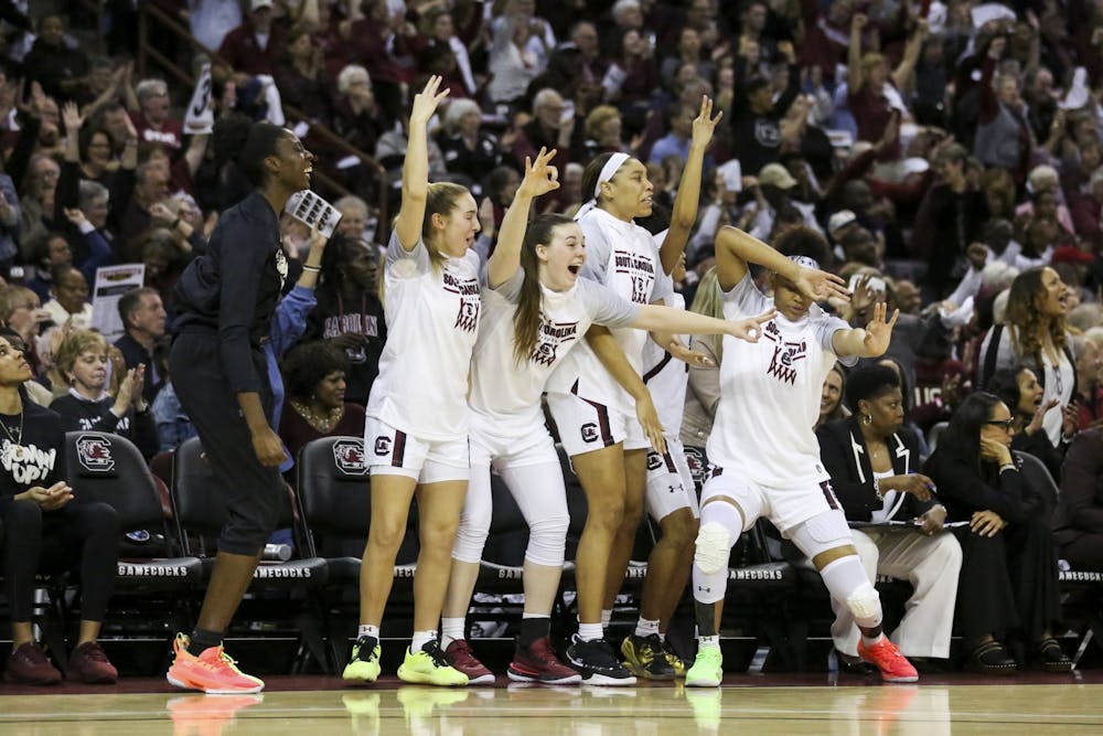 No.1 South Carolina wins first game in program history against No. 5