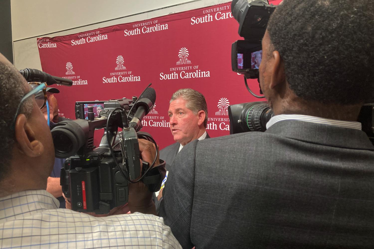 The University of South Carolina’s Athletic Director, Ray Tanner, states the recommendations to update the surrounding 889 acres around Williams-Brice Stadium on Feb. 7, 2023. The exact plan of what will be built has yet to be fully confirmed, but there is a possibility that the land will be turned into new student housing properties, apartments or restaurants.