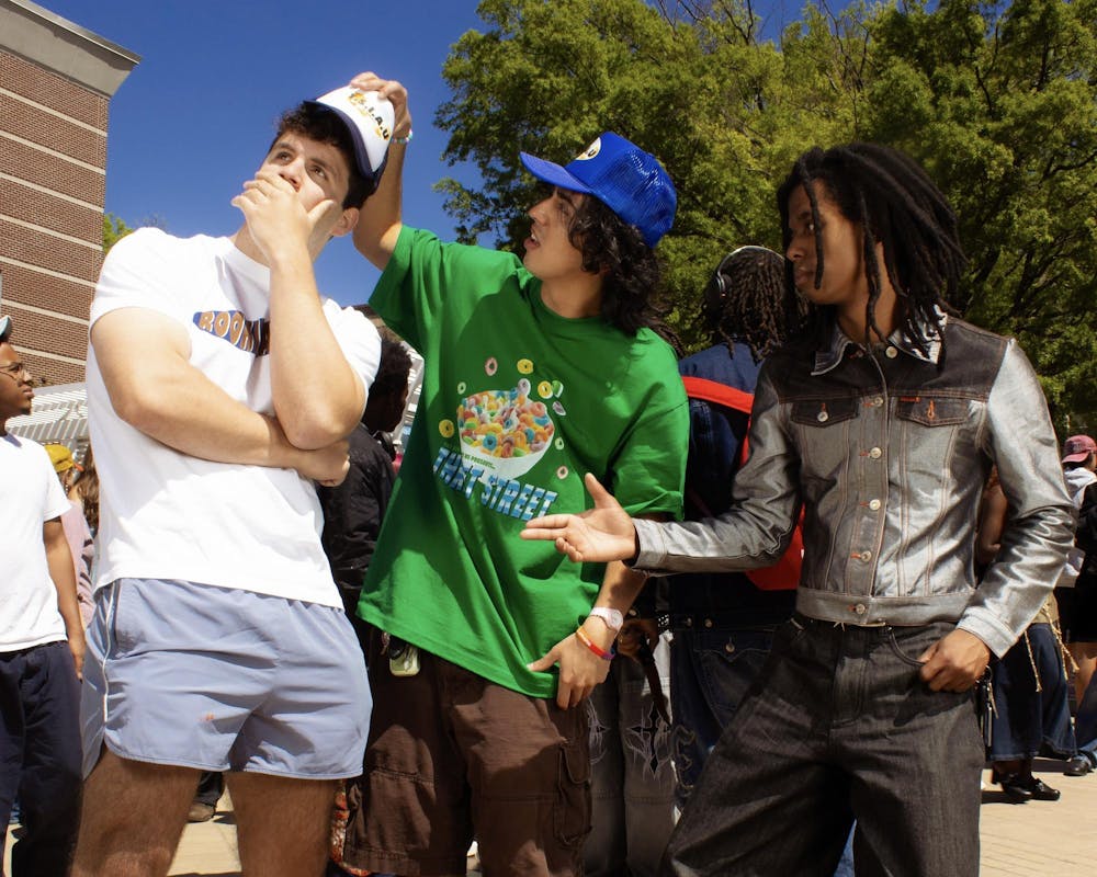 <p>​(Left to right) Noah Rostolder, Amir Diba and Aaron Jacobs on March 28, 2026, at Thrift Street.</p>