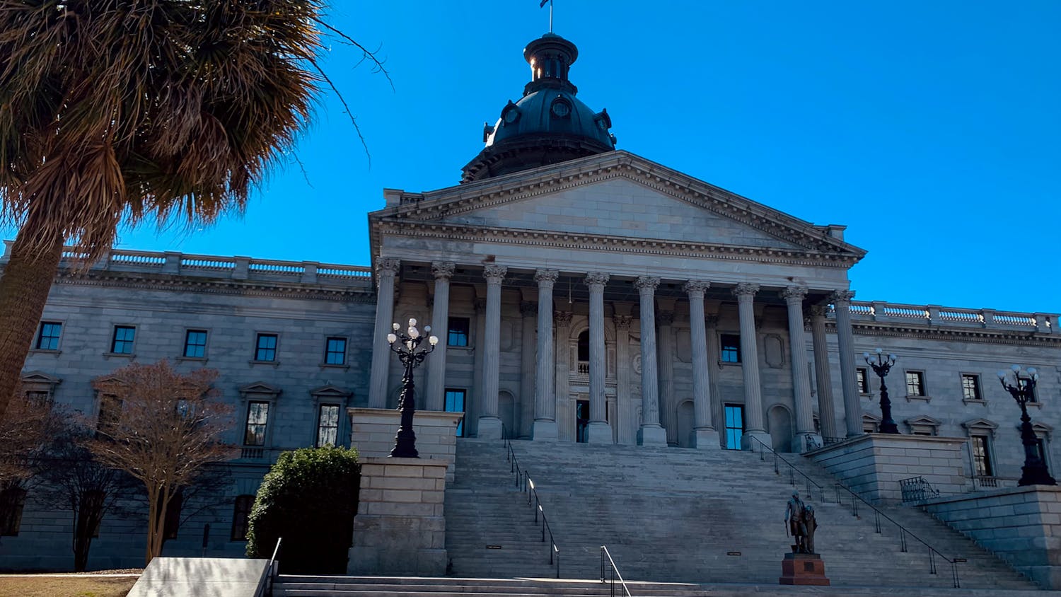 FILE—Exterior of the SC statehouse on Wednesday afternoon, February 28, 2022.