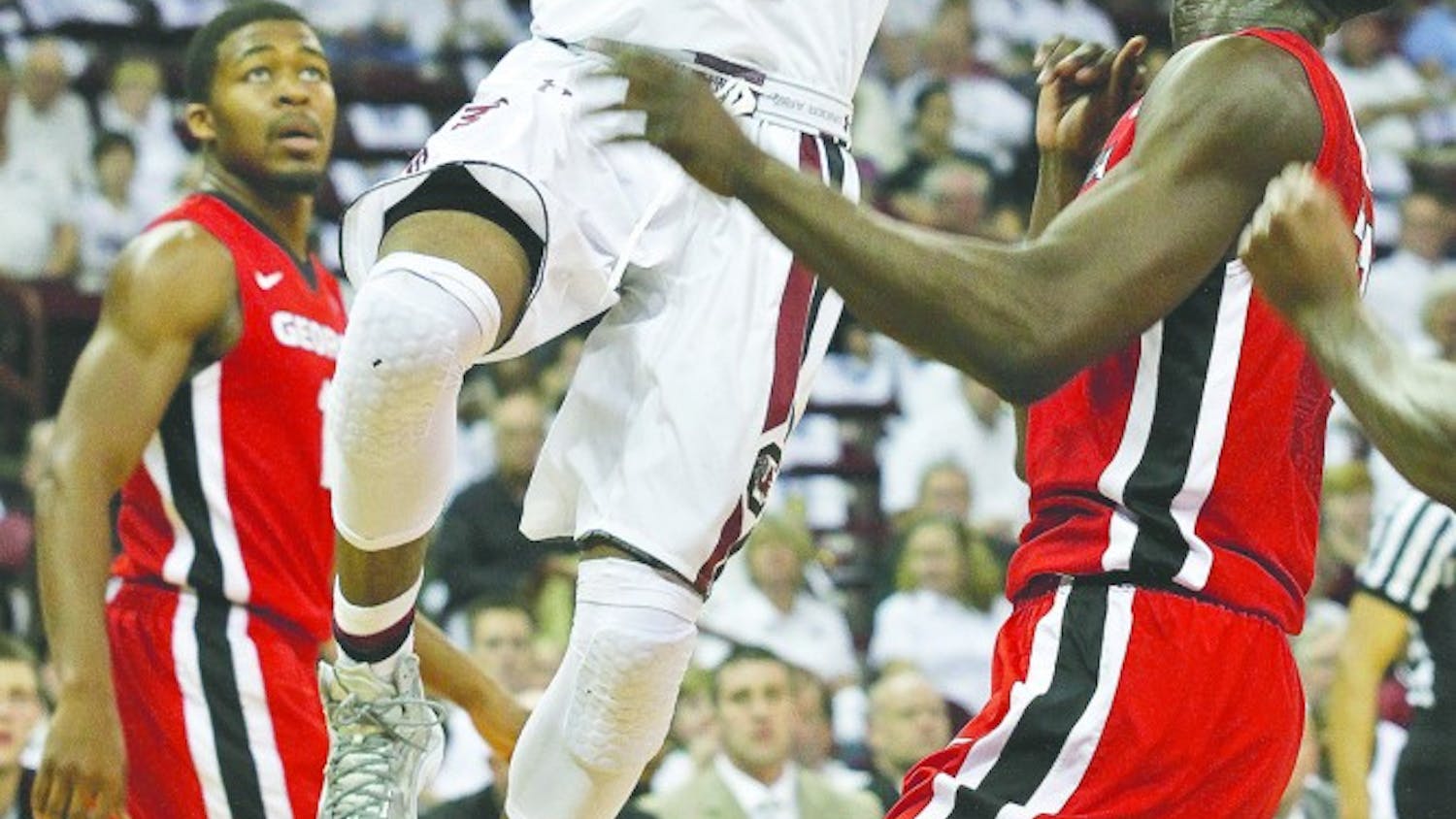	Sindarius Thornwell turned in 18 points in Saturday’s loss.