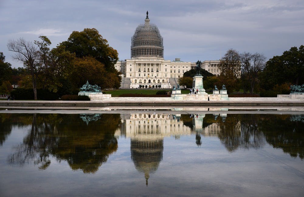 View of the U.S. Capitol dome in Washington, D.C., on November 4, 2014. In the Senate, long-standing traditions that have served as a check against extreme legislation or appointments are being tossed aside amid growing partisanship and a closely divided government. (Olivier Douliery/Abaca Press/TNS)