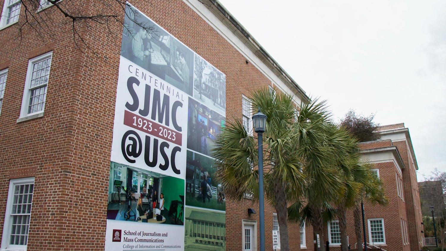 The University of South Carolina’s School of Journalism and Mass Communications on Feb. 4, 2024. The school plans to offer a new sports media major for students. 
