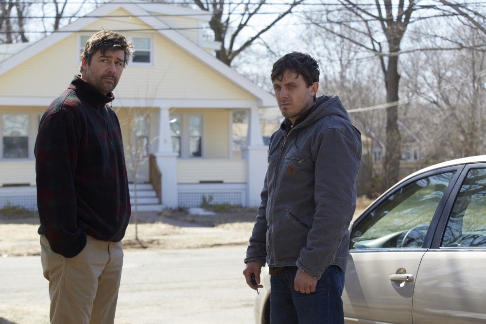 Kyle Chandler and Casey Affleck in the film "Manchester by the Sea." (Claire Folger/Sundance Institute) 