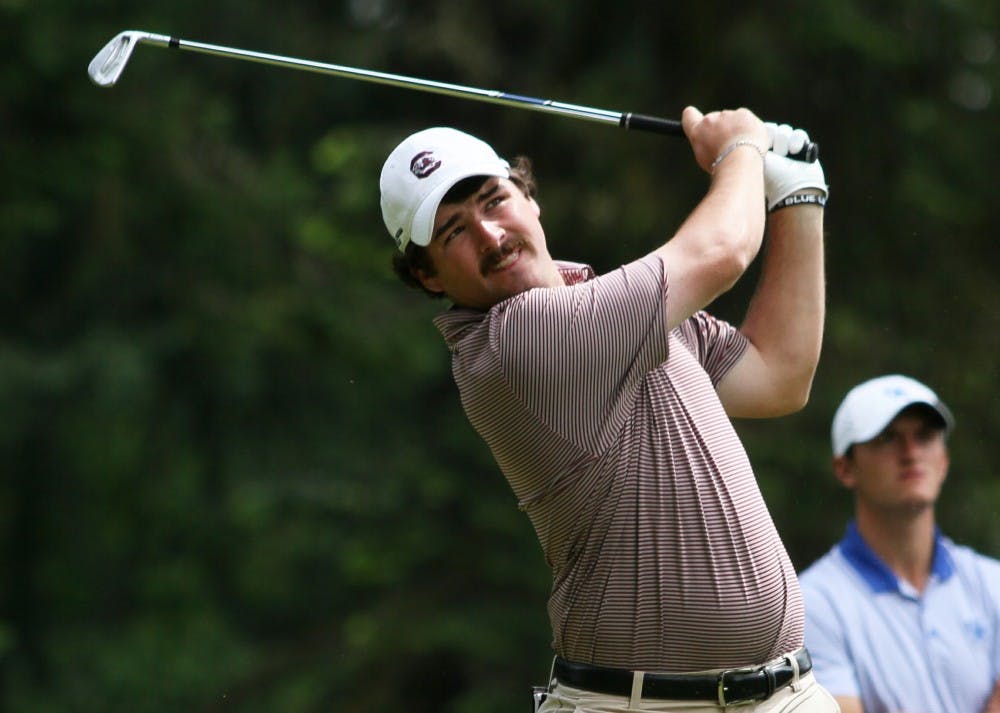 <p>Sean Kelly finished his South Carolina career by placing tied for 40th.&nbsp;</p>