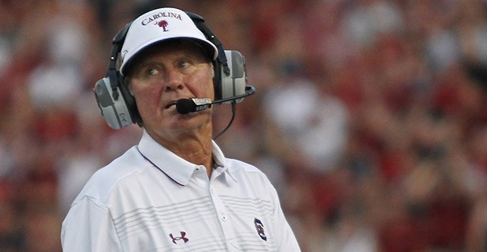 	<p>Head coach Steve Spurrier&#8217;s undefeated record in season openers at South Carolina was tarnished with Thursday&#8217;s loss to Texas A&amp;M.</p>