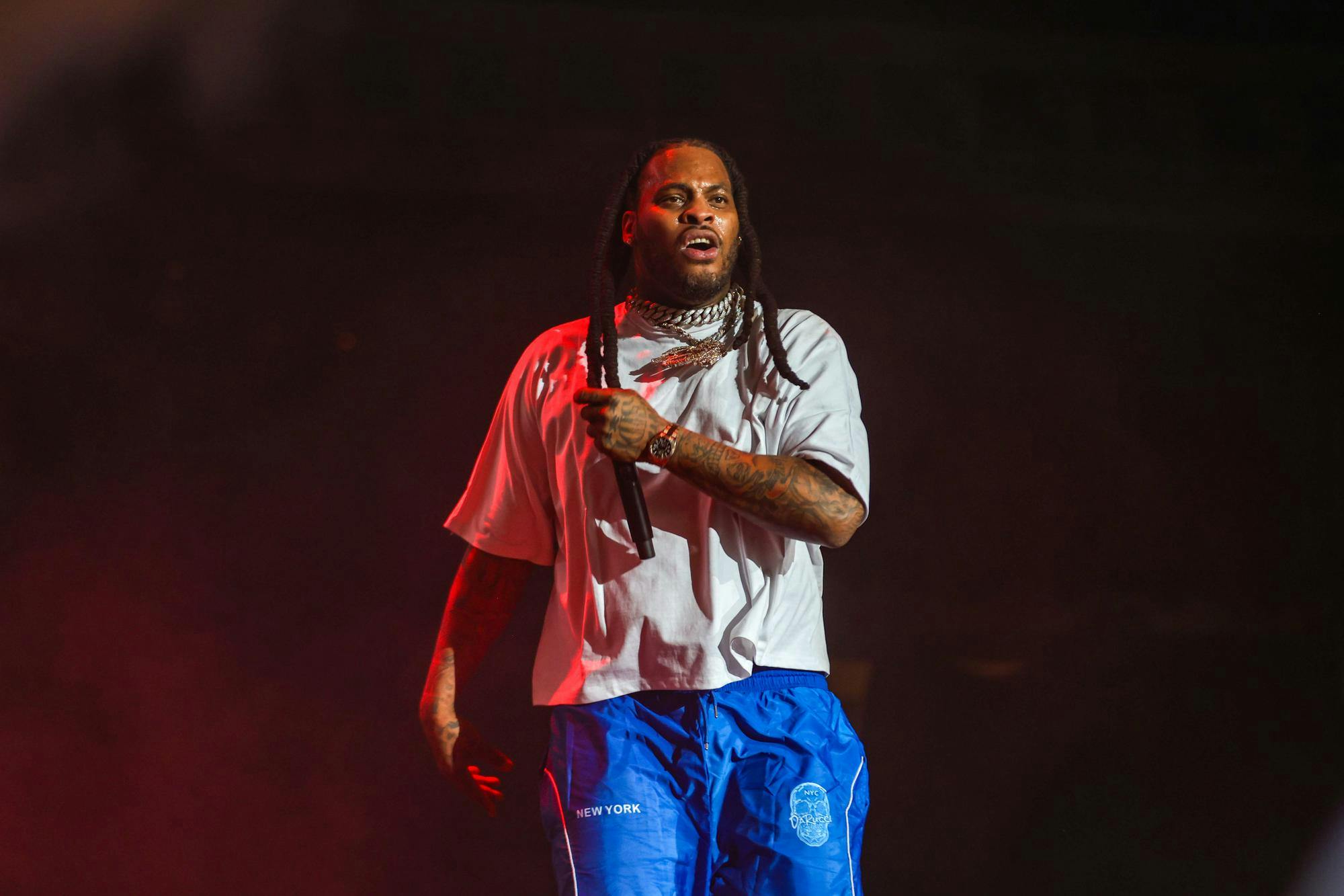 American rapper Waka Flocka Flame performs on stage at GarNET &amp; Black Madness on Oct. 21, 2025, at Colonial Life Arena. Waka Flocka Flame has been nominated for several BET Awards and won one, in addition to being Diamond certified.