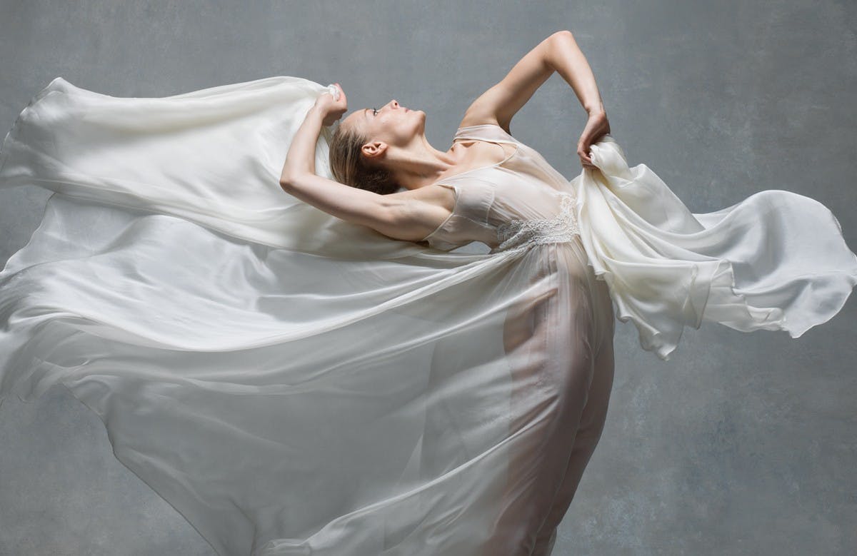 Charlotte Landreau, the principal dancer with the Martha Graham Dance Company.