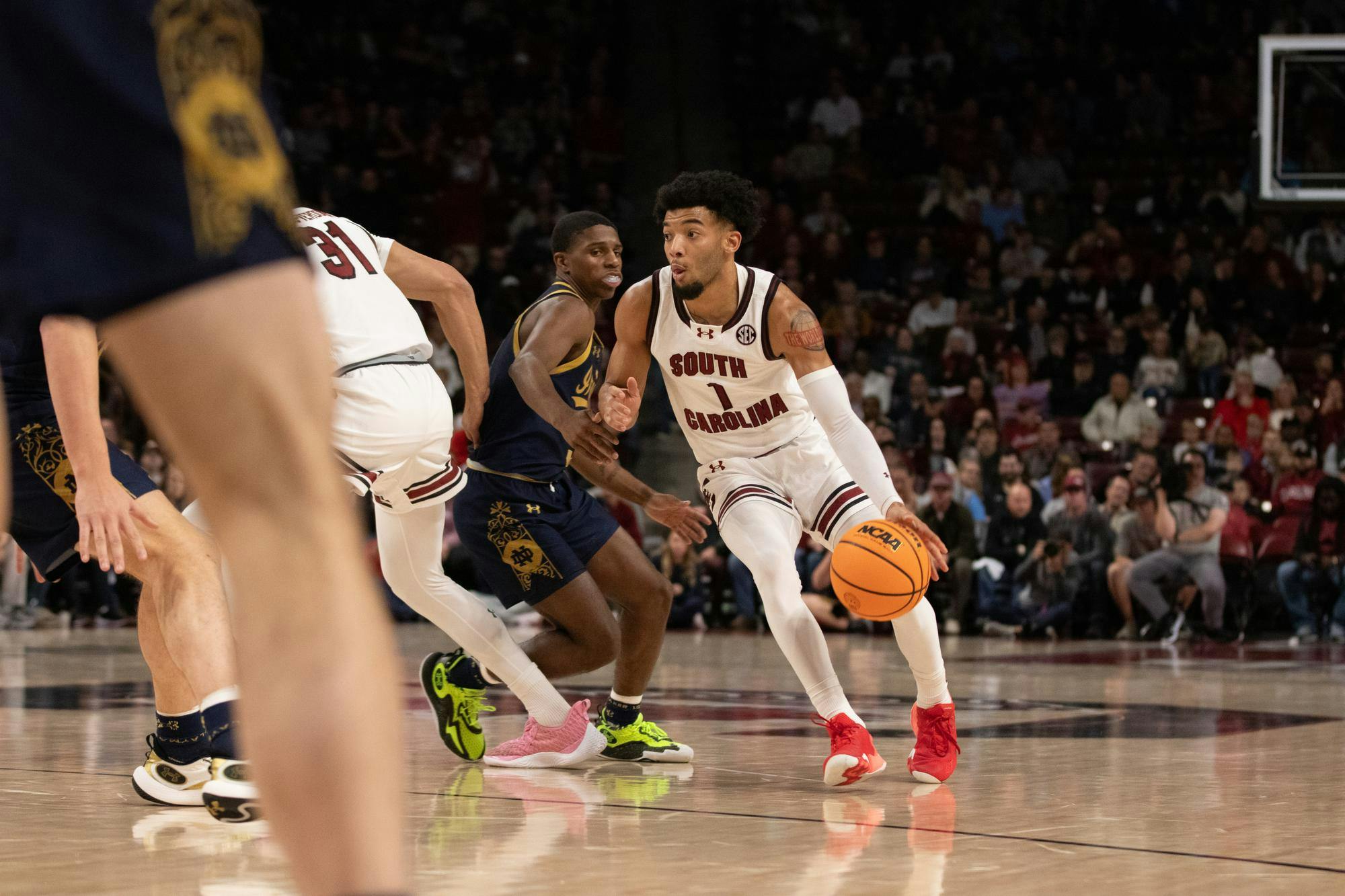 Analysis: Gamecocks Defeat Notre Dame 65-53, Meechie Johnson Scores ...