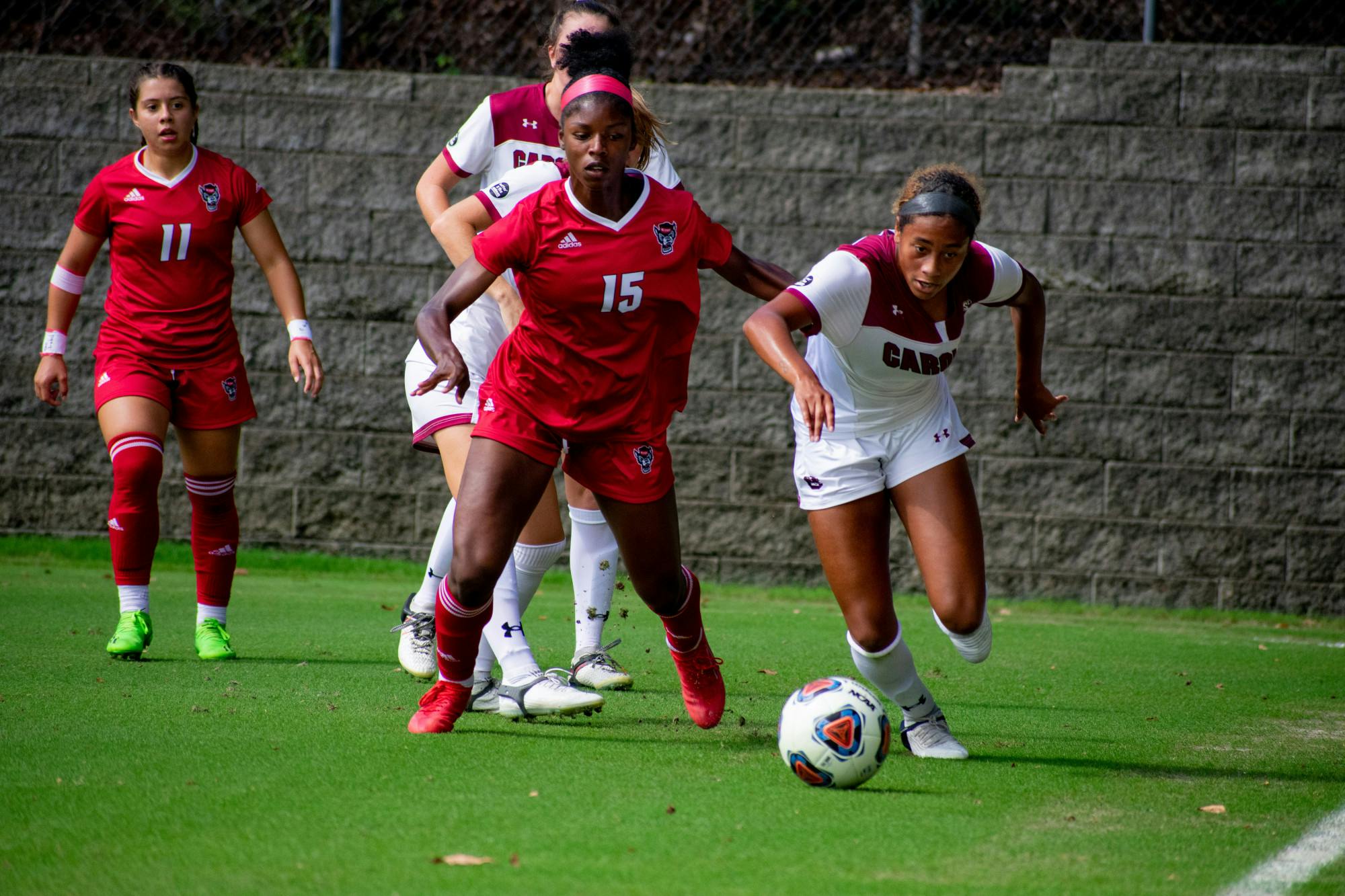 USC women's soccer faced off against NC State on Sept. 11, 2022, the 21st anniversary of 9/11. USC tied in their match against NC State 0-0.