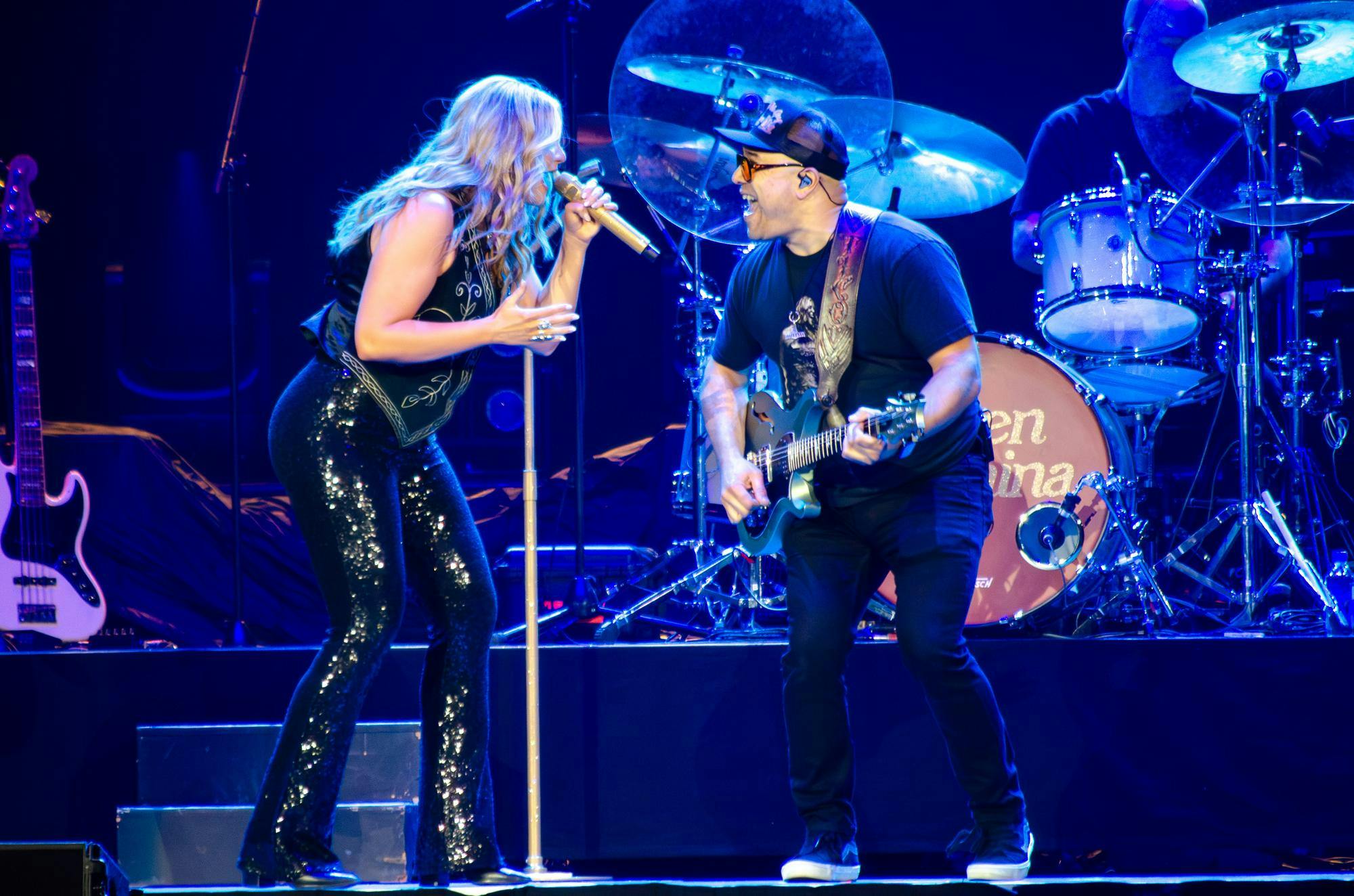 Lauren Alaina performs at the Garnet &amp; Black Spring Fest at Colonial Life Arena in Columbia, South Carolina, on April 11, 2026. Alaina is a native of Rossville, Georgia.