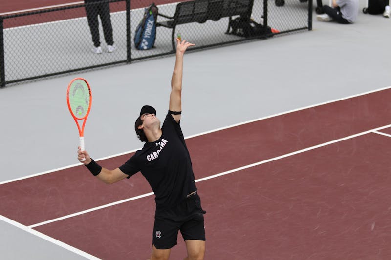 PHOTOS: South Carolina men's tennis falls to No. 4 Texas for first Gamecock loss in six matches