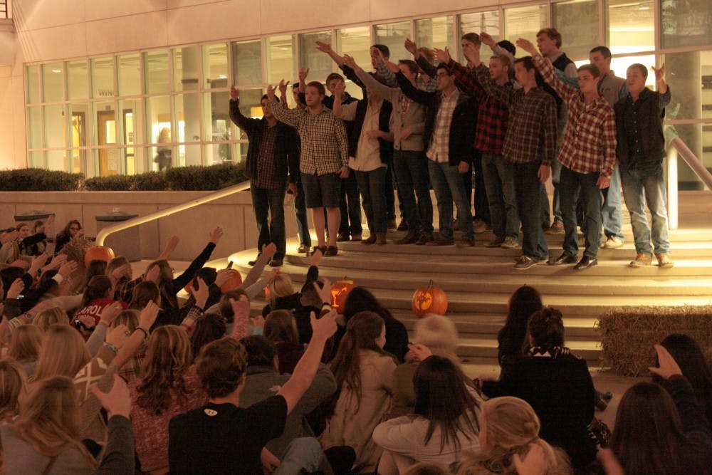 	The Cocktails, Carolina Gentlemen and Cockapella performed a seasonal a capella concert Thursday night.