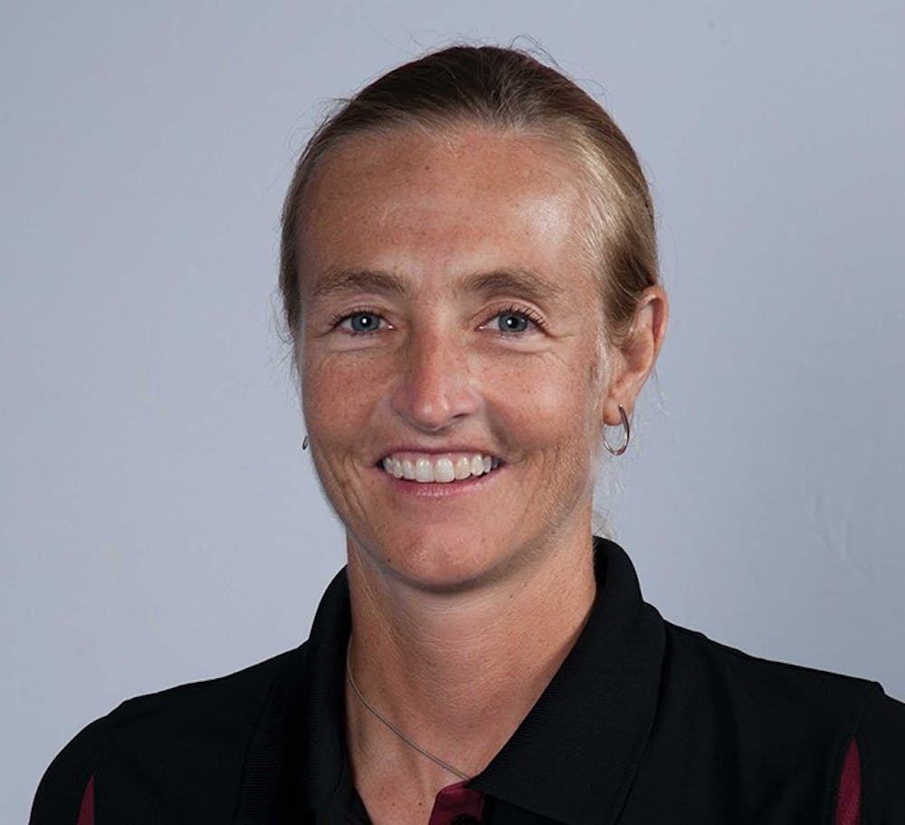 <p>Headshot of the University of South Carolina's women's soccer coach Shelley Smith.</p>