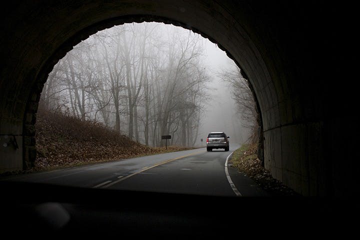 Drive along the Blue Ridge Parkway in South Carolina