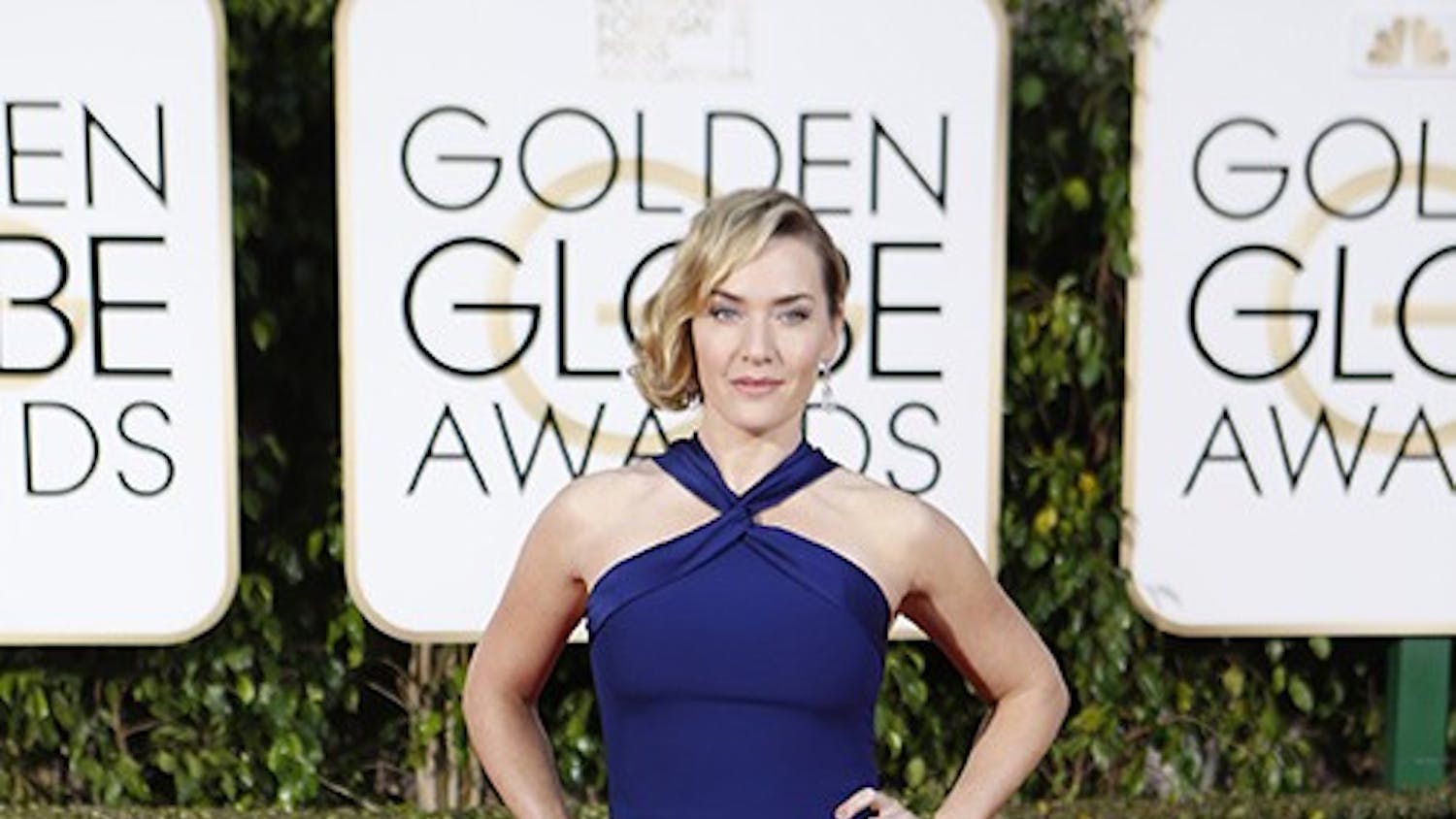 Kate Winslet arrives at the 73rd Annual Golden Globe Awards show at the Beverly Hilton Hotel in Beverly Hills, Calif., on Sunday, Jan. 10, 2016. (Wally Skalij/Los Angeles Times/TNS)