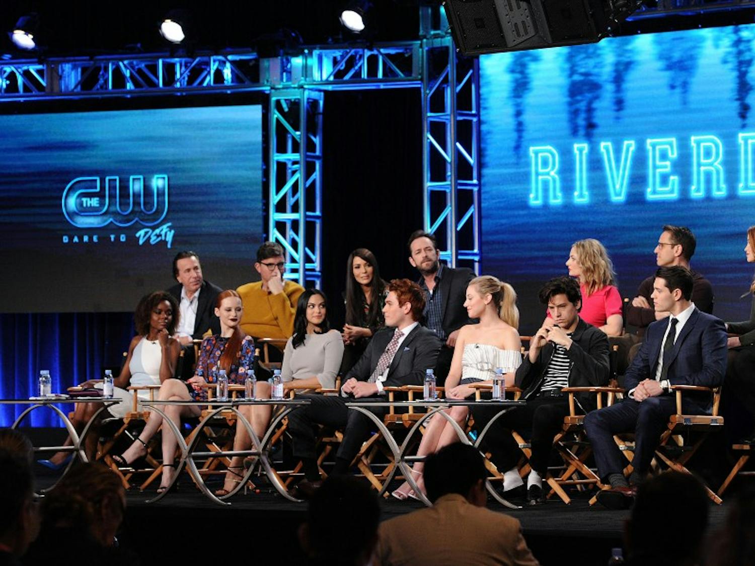 The cast and executive producers of "Riverdale" speaks at a panel at the CW 2017 Winter TCA Tour at the Langham Hotel on Jan. 8, 2017 in Pasadena, Calif. (Frank Micelotta/PictureGroup/Sipa USA/TNS)