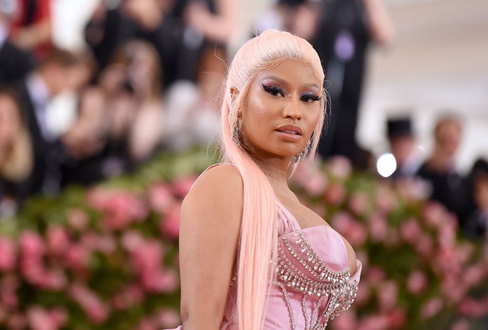 <p>Nicki Minaj attends The 2019 Met Gala at Metropolitan Museum of Art on May 6, 2019 in New York City. Minaj released two new singles in February 2022, leading fans to believe a new album is on the way. (Jamie McCarthy/Getty Images/TNS)</p>