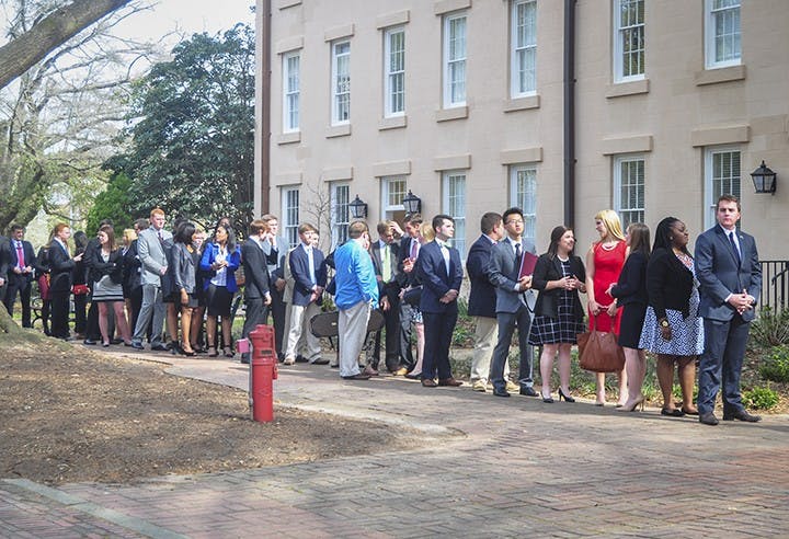 The 108th student senate officially began its work after being inaugurated Wednesday afternoon.